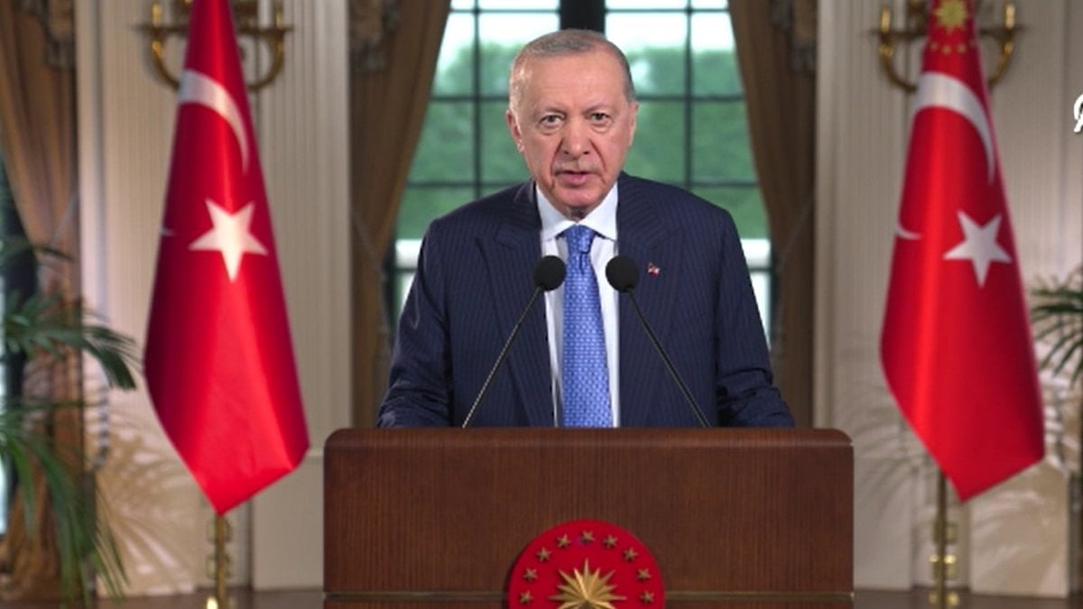 Cumhurbaşkanı Erdoğan'dan 43. Türk Günü Yürüyüşü'ne video mesaj