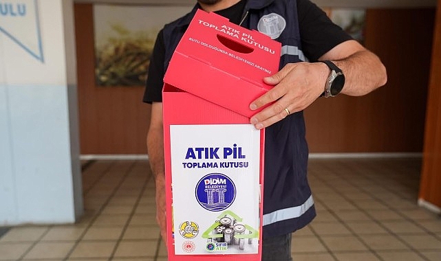 Didim'de Atık Piller Geri Dönüşüme Kazandırılıyor