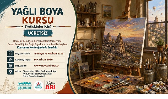 Güzel Sanatlar Merkezi'nde Yağlı Boya ve Kara Kalem Kurslarımız Başlıyor