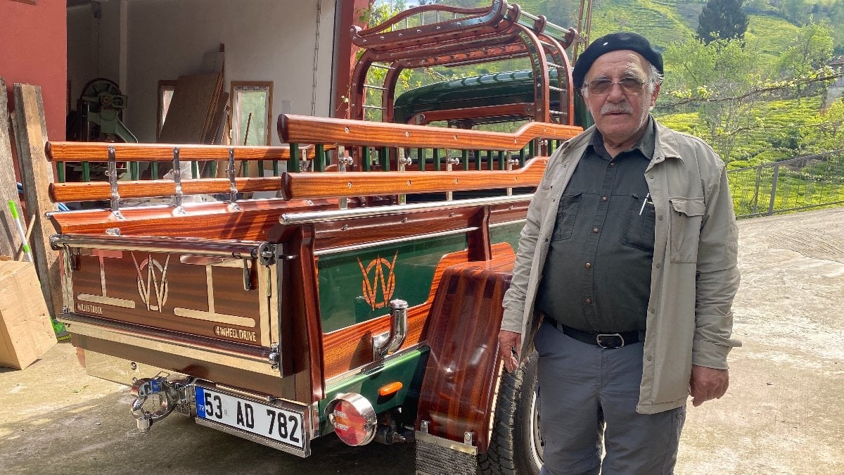 İstanbul'da kündekari ustası yeteneğini konuşturdu