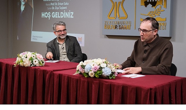 "Kültür Üzerine" Söyleşi Dizisinde Sezonun Son Konuğu Prof. Dr. Erkan Saka Oldu!