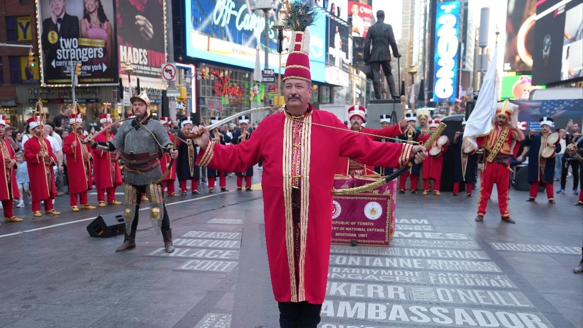 New York'ta Mehter Takımı'na yoğun ilgi