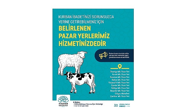 Nilüfer'de kurban kesim yerleri belirlendi