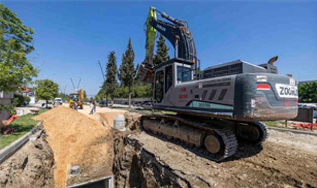 Tire'de altyapı yenileniyor, caddeler modernleşiyor