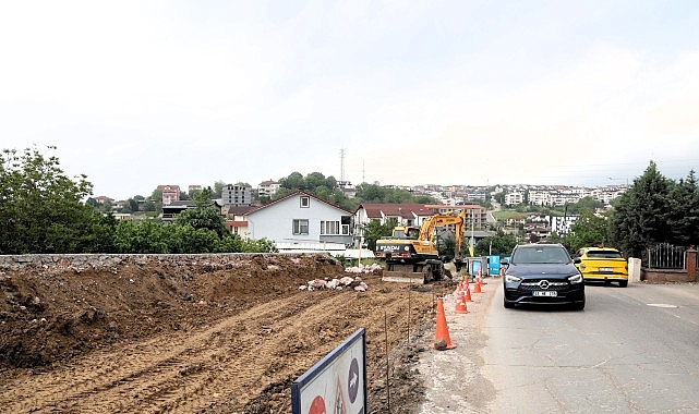 Başiskele'de Selahattin Eyyubi Caddesi genişliyor