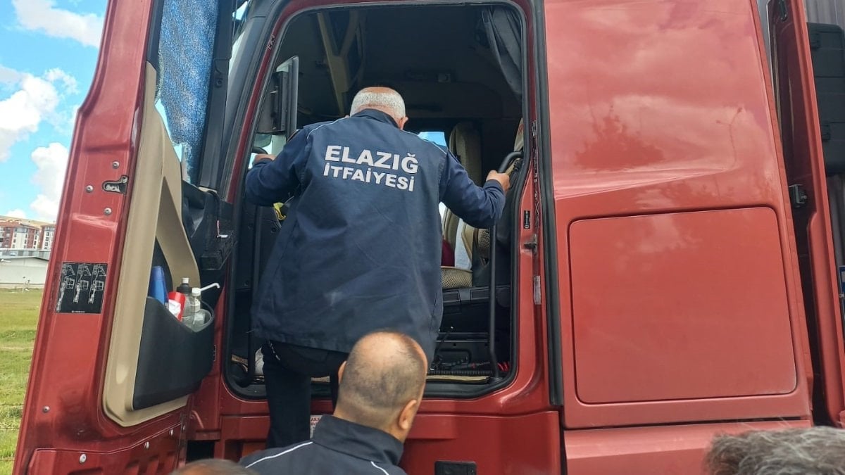 Elazığ’da tır şoförü, aracında ölü bulundu