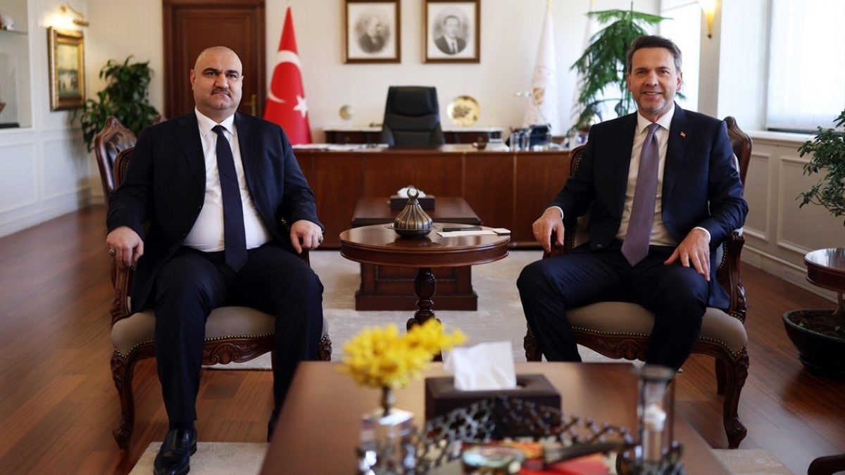 Alparslan Bayraktar, Kerkük Valisi Mehmet Seman Ağa ile görüştü
