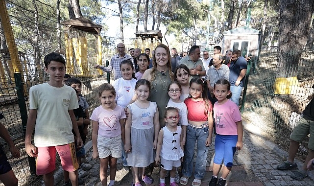 Başkan Mutlu Macera Parkı'nda çocuklarla bir araya geldi