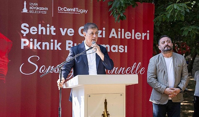 Başkan Tugay, şehit aileleri ve gazilerle buluştu "Ne yaparsak yapalım hakkınız ödenmez"