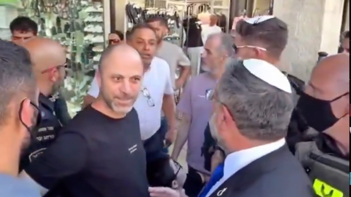 İsrailli Bakan Gvir'den Filistinli esnafa skandal sözler: Buranın sahibi benim