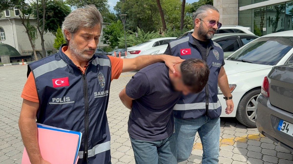 Samsun'da 1 buçuk milyonluk vurgun yapan sahte polis adliyede