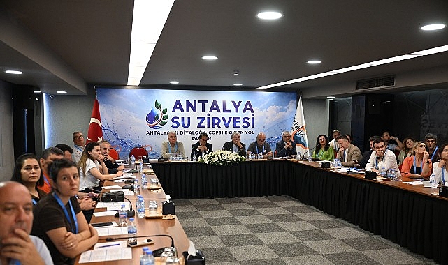 "Antalya Su Zirvesi" öncesinde su diyaloğu toplantıları yapıldı